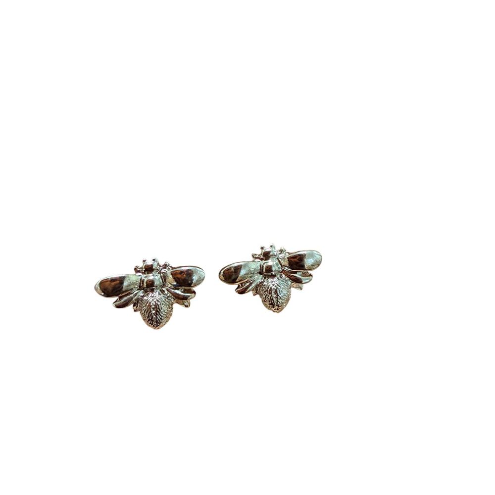 Earrings Small Bee Stainless steel fashion earrings - Picture 2 of 4